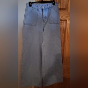 M 38 blue wide leg jeans